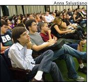 Alunos da palestra