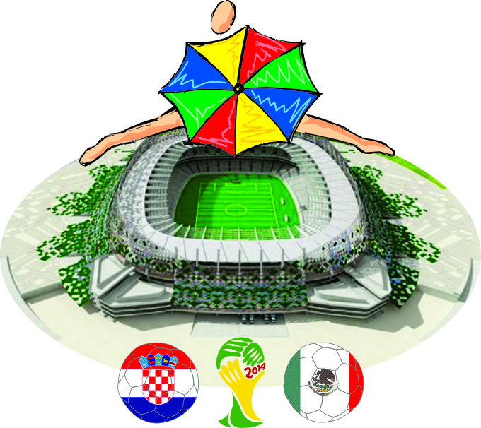 Arena Peranmbuco - Croácia x México